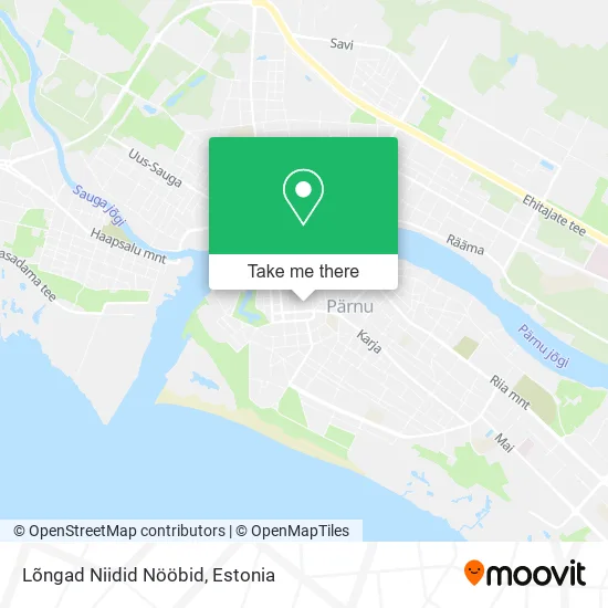 Карта Lõngad Niidid Nööbid