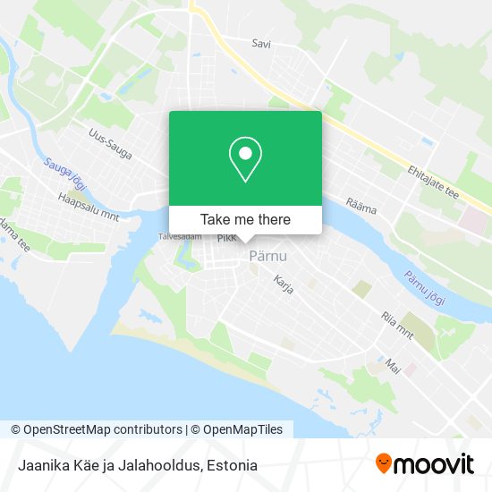 Jaanika Käe ja Jalahooldus map