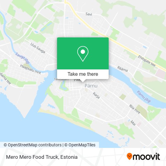 Mero Mero Food Truck map
