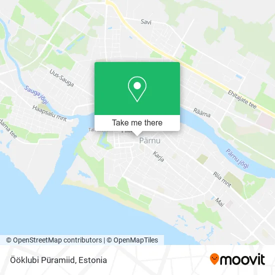 Карта Ööklubi Püramiid