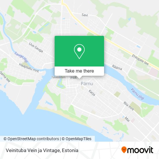 Veinituba Vein ja Vintage map