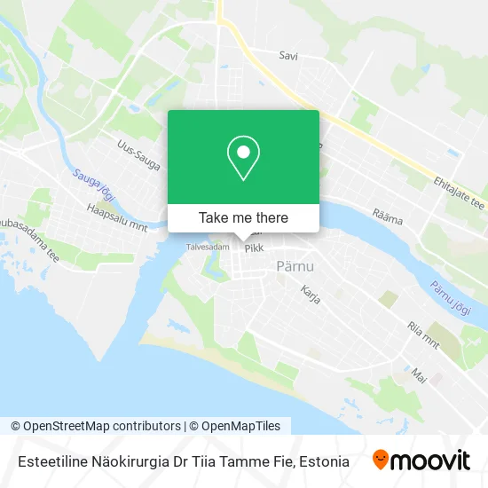 Esteetiline Näokirurgia Dr Tiia Tamme Fie map