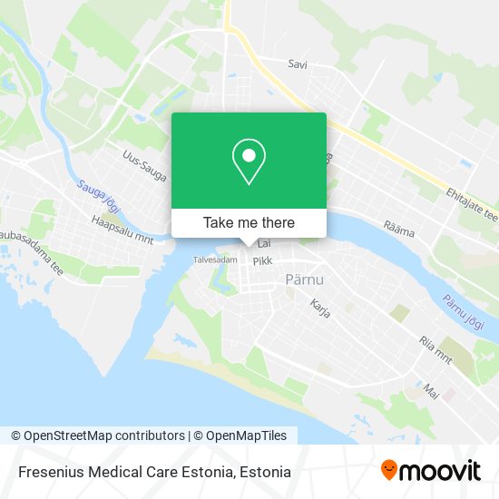 Fresenius Medical Care Estonia map