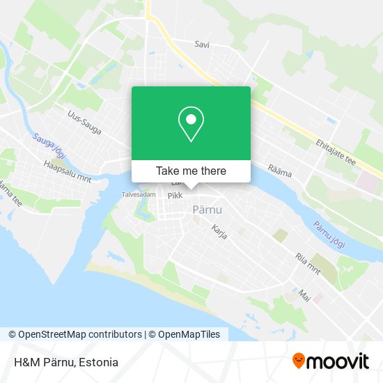 H&M Pärnu map