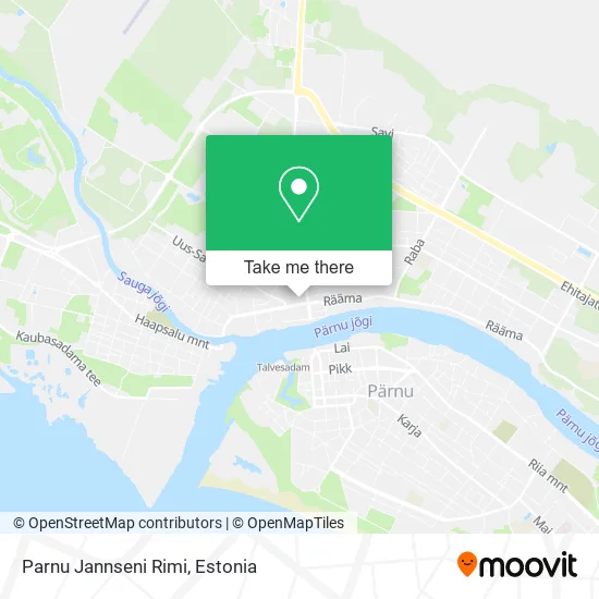 Карта Parnu Jannseni Rimi
