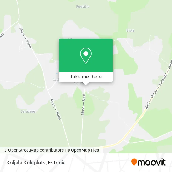 Карта Kõljala Külaplats