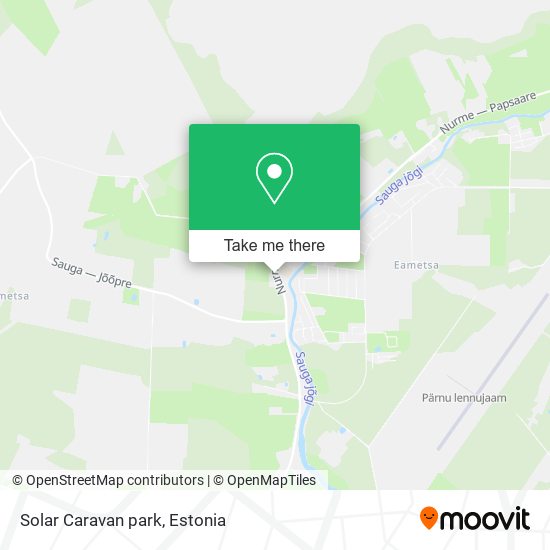 Solar Caravan park map