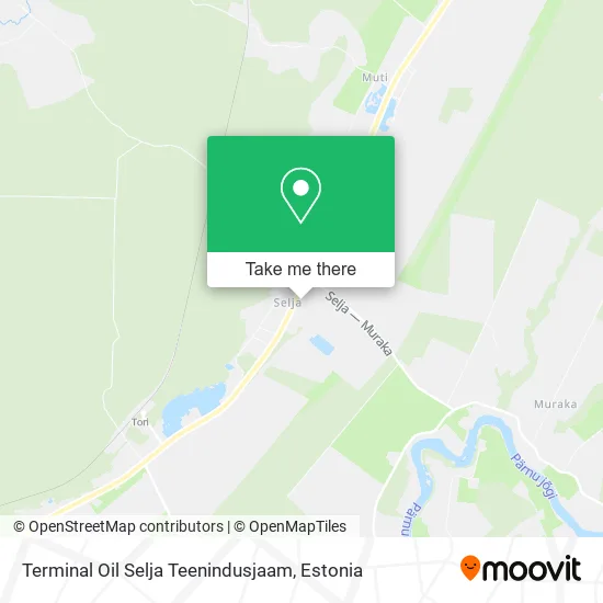 Карта Terminal Oil Selja Teenindusjaam