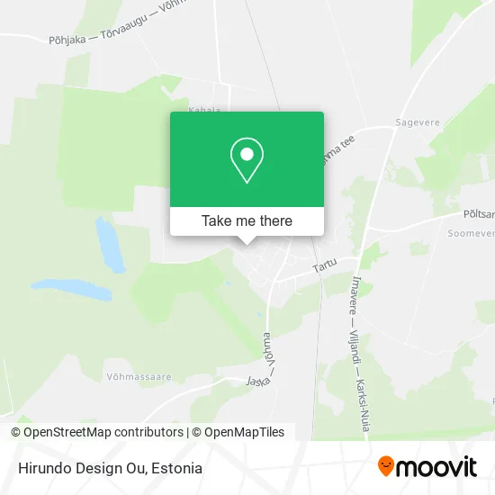 Hirundo Design Ou map