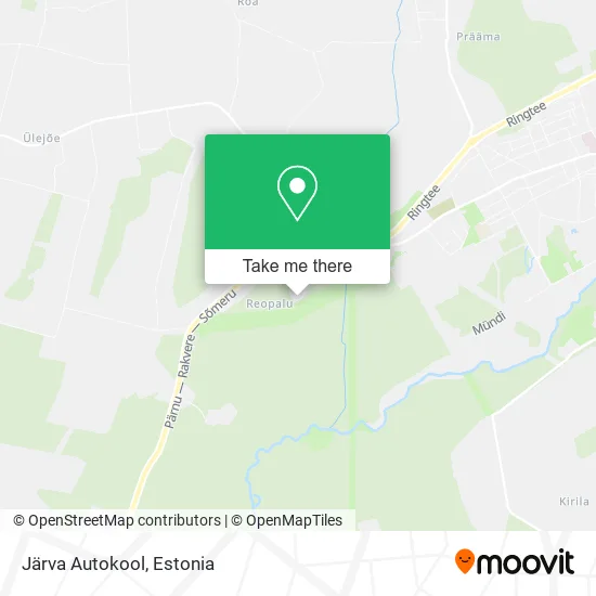 Карта Järva Autokool