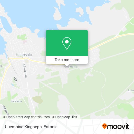 Карта Uuemoisa Kingsepp