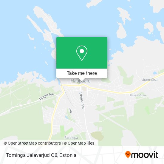 Карта Tominga Jalavarjud Oü
