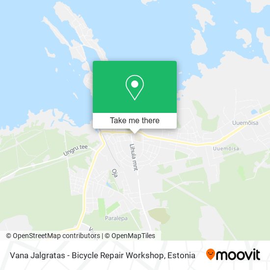Карта Vana Jalgratas - Bicycle Repair Workshop