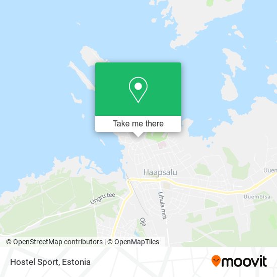 Hostel Sport map