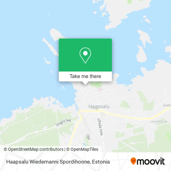 Карта Haapsalu Wiedemanni Spordihoone