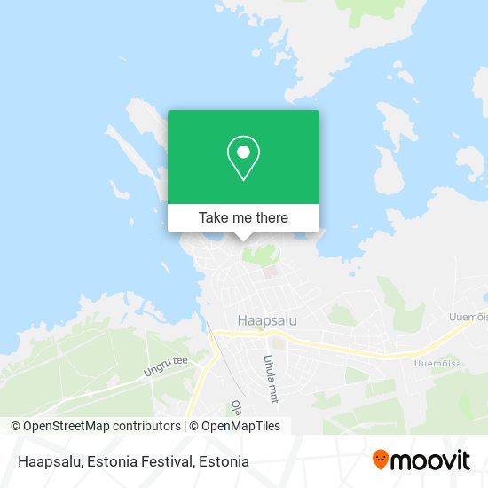 Haapsalu, Estonia Festival map