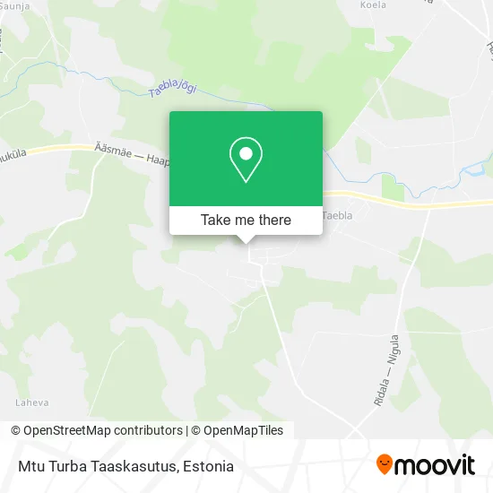 Карта Mtu Turba Taaskasutus