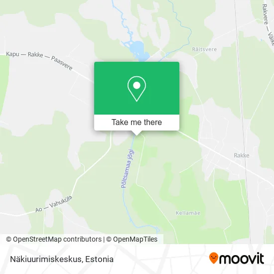 Карта Näkiuurimiskeskus