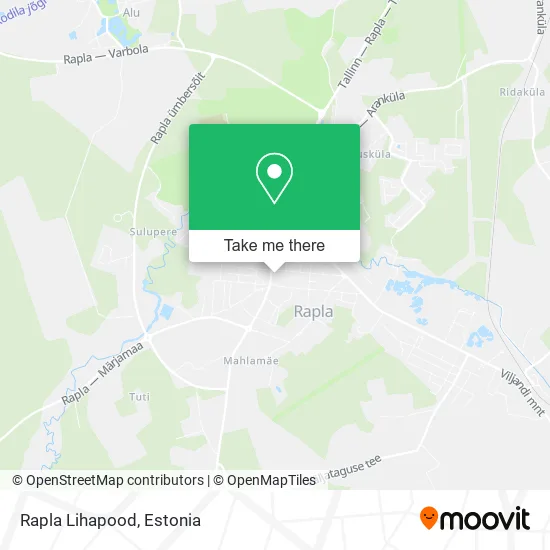 Rapla Lihapood map