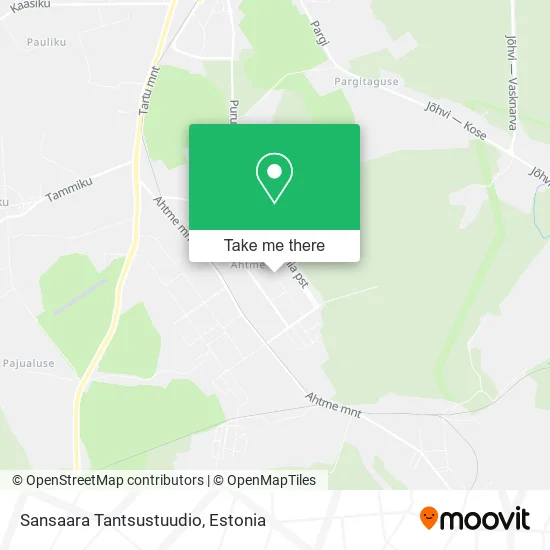 Карта Sansaara Tantsustuudio