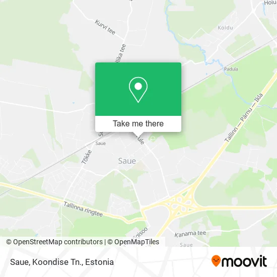 Карта Saue, Koondise Tn.