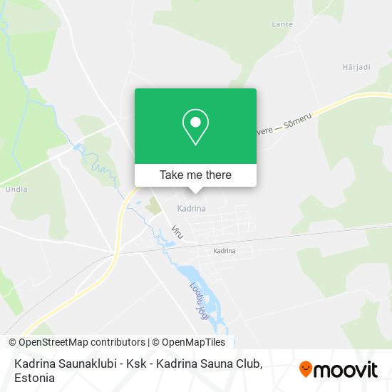 Kadrina Saunaklubi - Ksk - Kadrina Sauna Club map