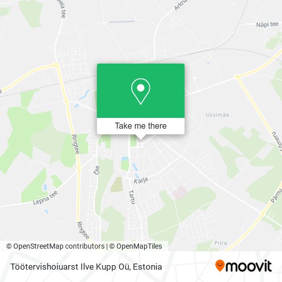 Töötervishoiuarst Ilve Kupp Oü map