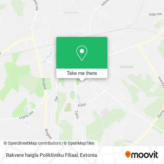 Rakvere haigla Polikliiniku Filiaal map