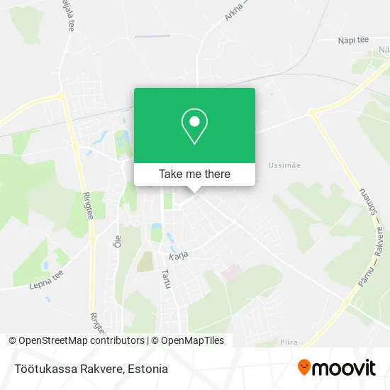 Töötukassa Rakvere map