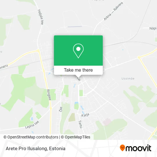 Arete Pro Ilusalong map