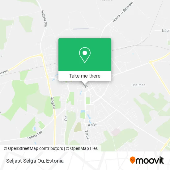 Карта Seljast Selga Ou