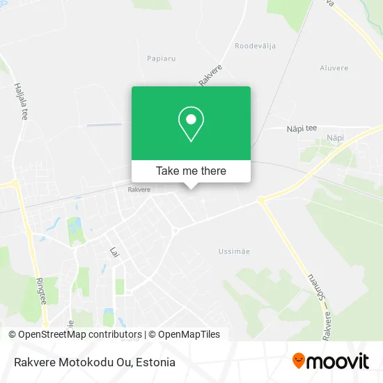 Карта Rakvere Motokodu Ou