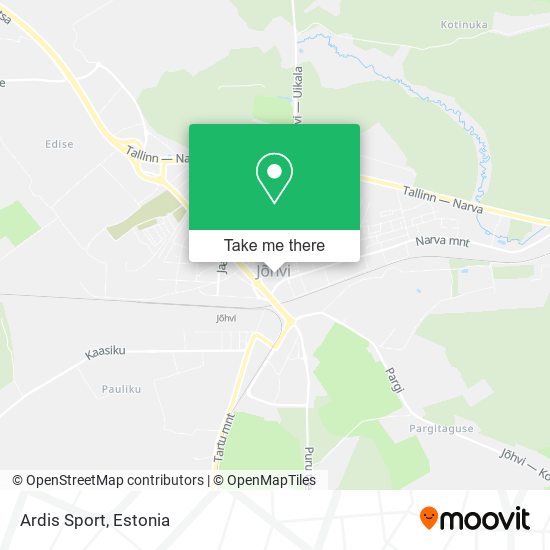 Ardis Sport map