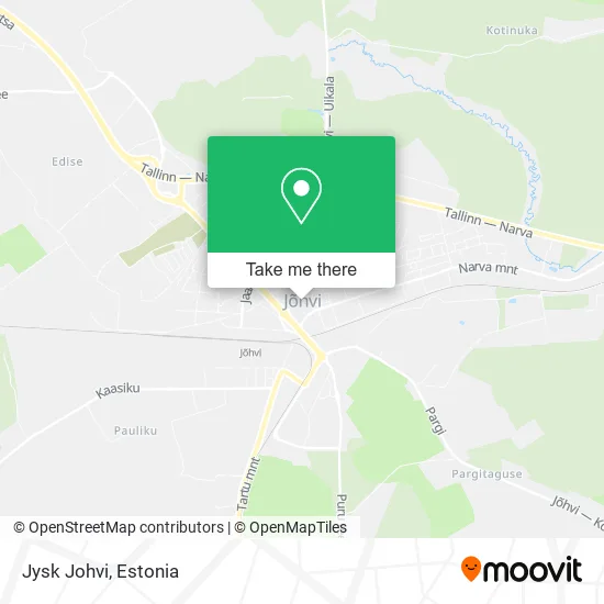 Jysk Johvi map