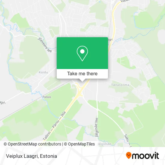 Карта Veiplux Laagri