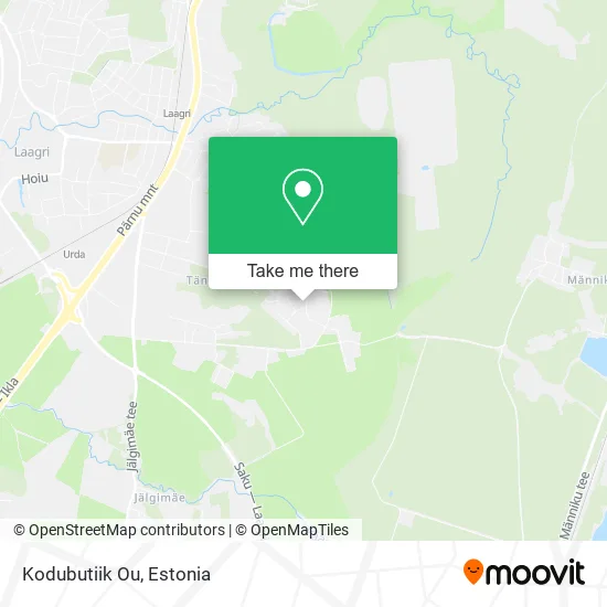 Карта Kodubutiik Ou