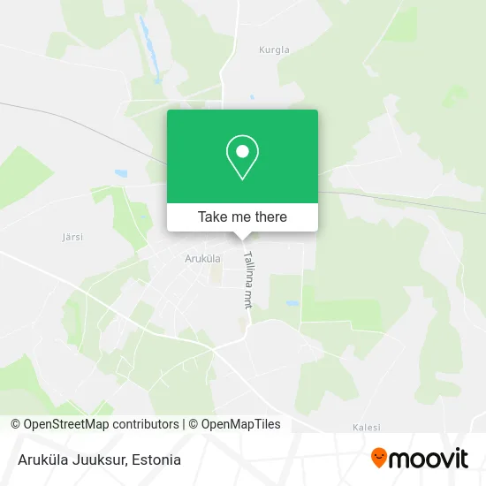 Карта Aruküla Juuksur