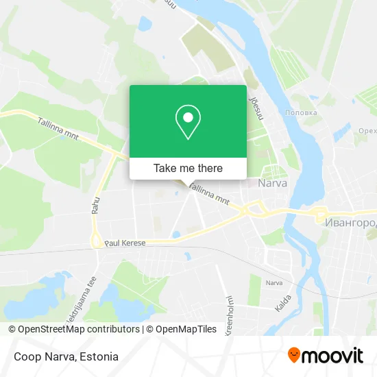 Карта Coop Narva