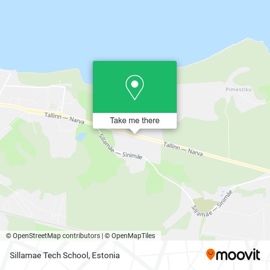 Sillamae Tech School map