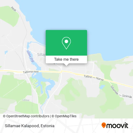 Sillamae Kalapood map