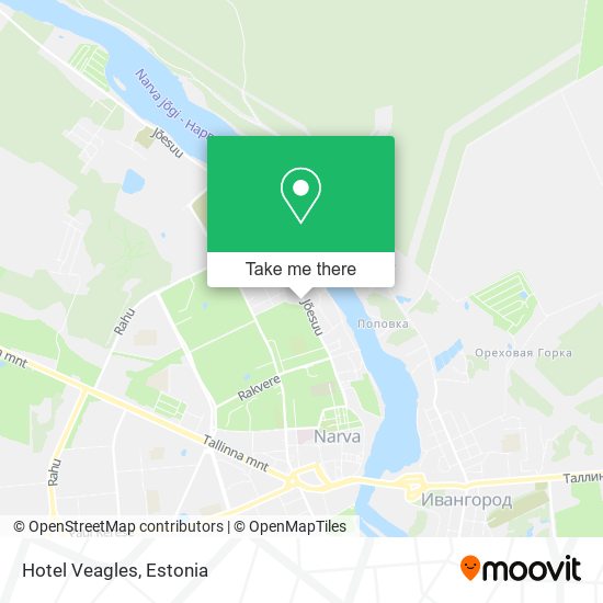 Hotel Veagles map