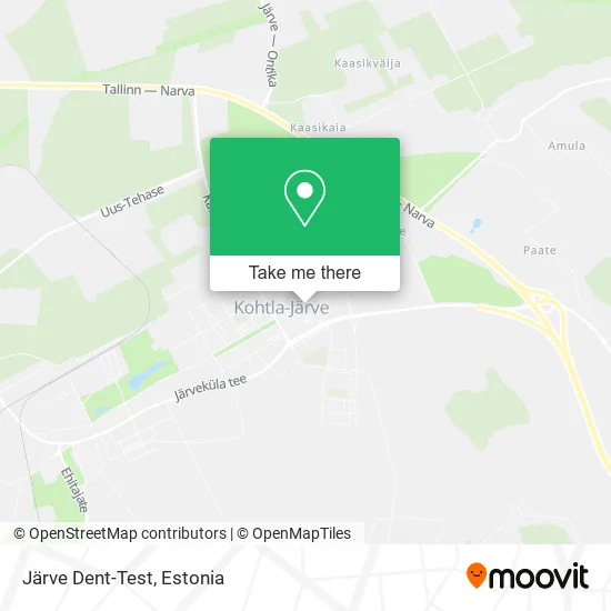 Карта Järve Dent-Test