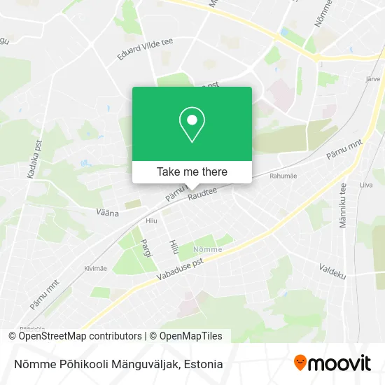 Карта Nõmme Põhikooli Mänguväljak