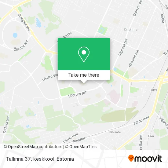 Карта Tallinna 37. keskkool