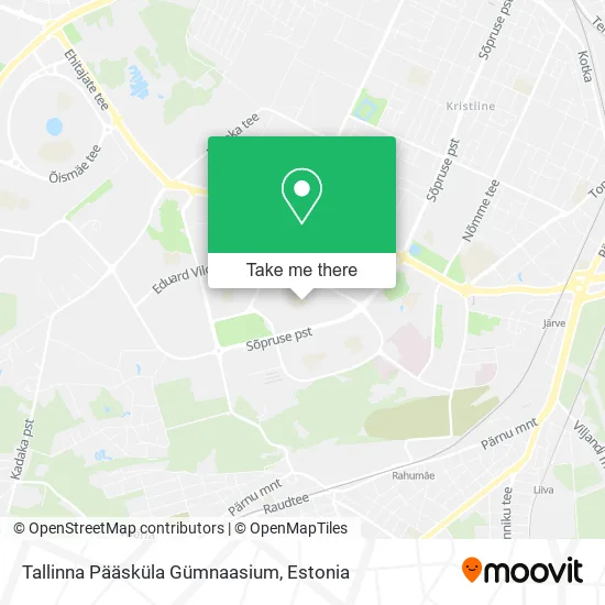 Tallinna Pääsküla Gümnaasium map