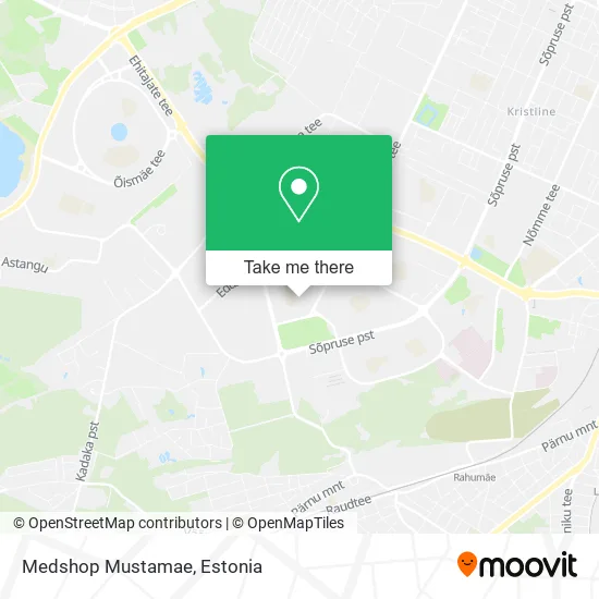 Карта Medshop Mustamae