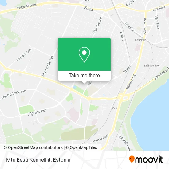 Карта Mtu Eesti Kennelliit