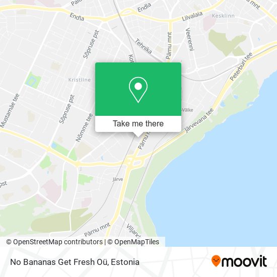 No Bananas Get Fresh Oü map