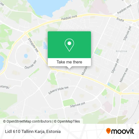 Lidl 610 Tallinn Karja map