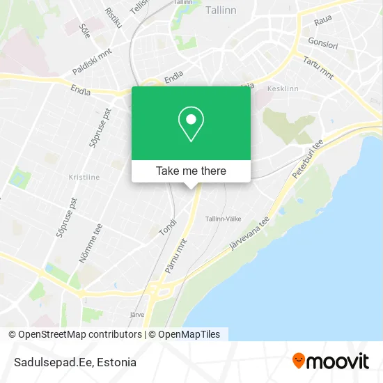 Карта Sadulsepad.Ee